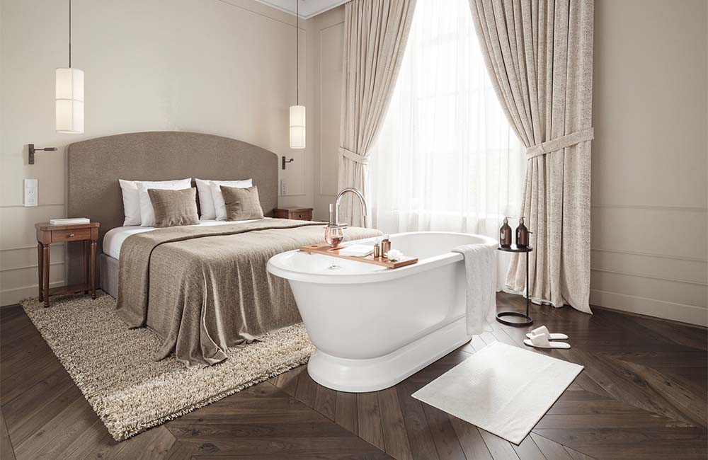 Van Oys Maastricht Retreat Two room Suite Chateau - bedroom